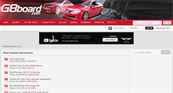 Desktop Screenshot of g8board.com